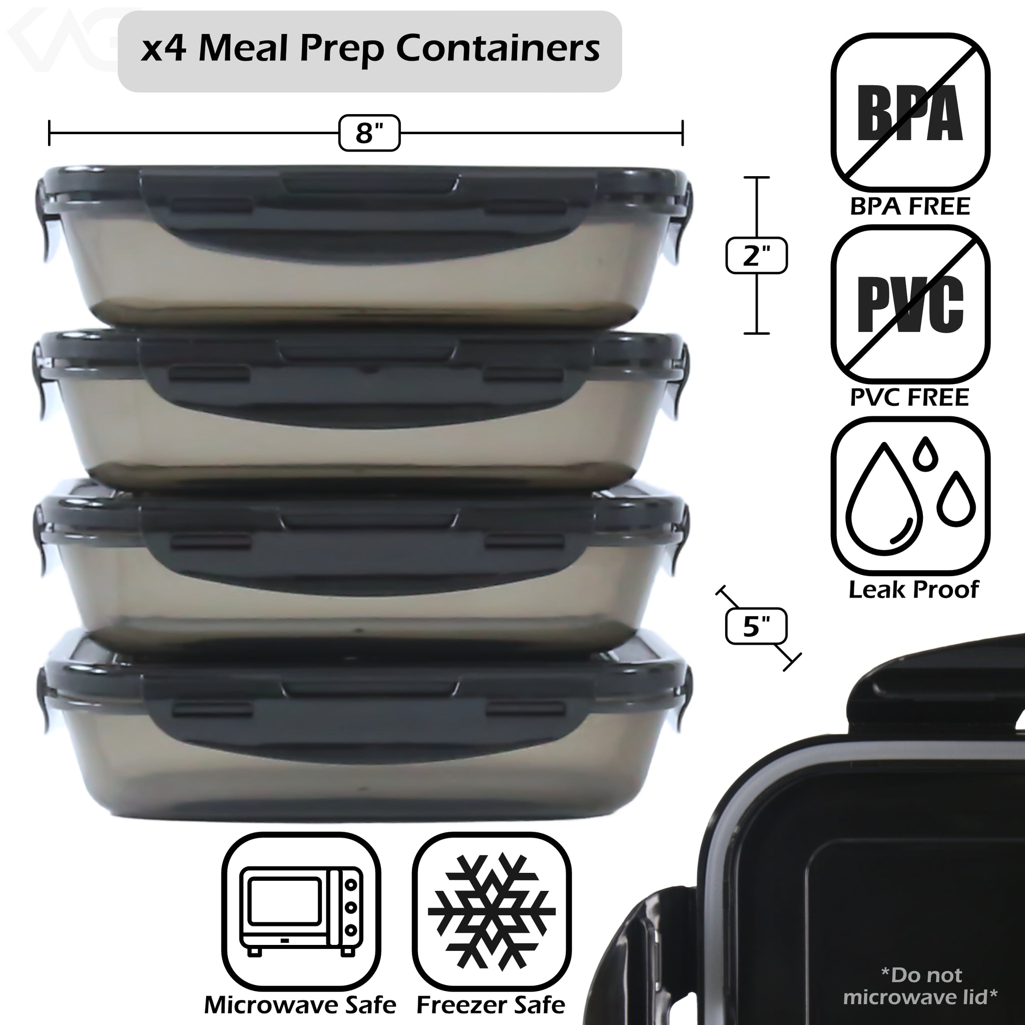EDC Meal Prep Bag by Evolutionize - Full Meal Management System Includes Portion